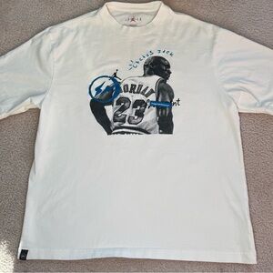 Jordan x Travis Scott x Fragment Short Sleeve T-Shirt DJ0619-133 Men Size Large